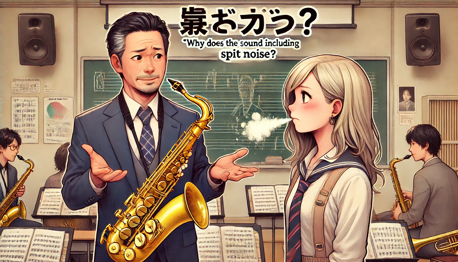 音に唾の音がするのはなぜか？