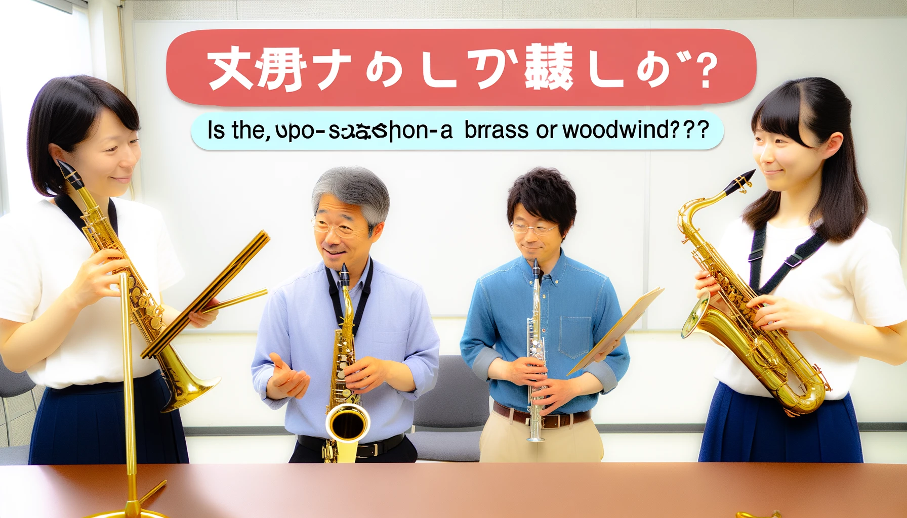 サックスは金管楽器か？木管楽器か？