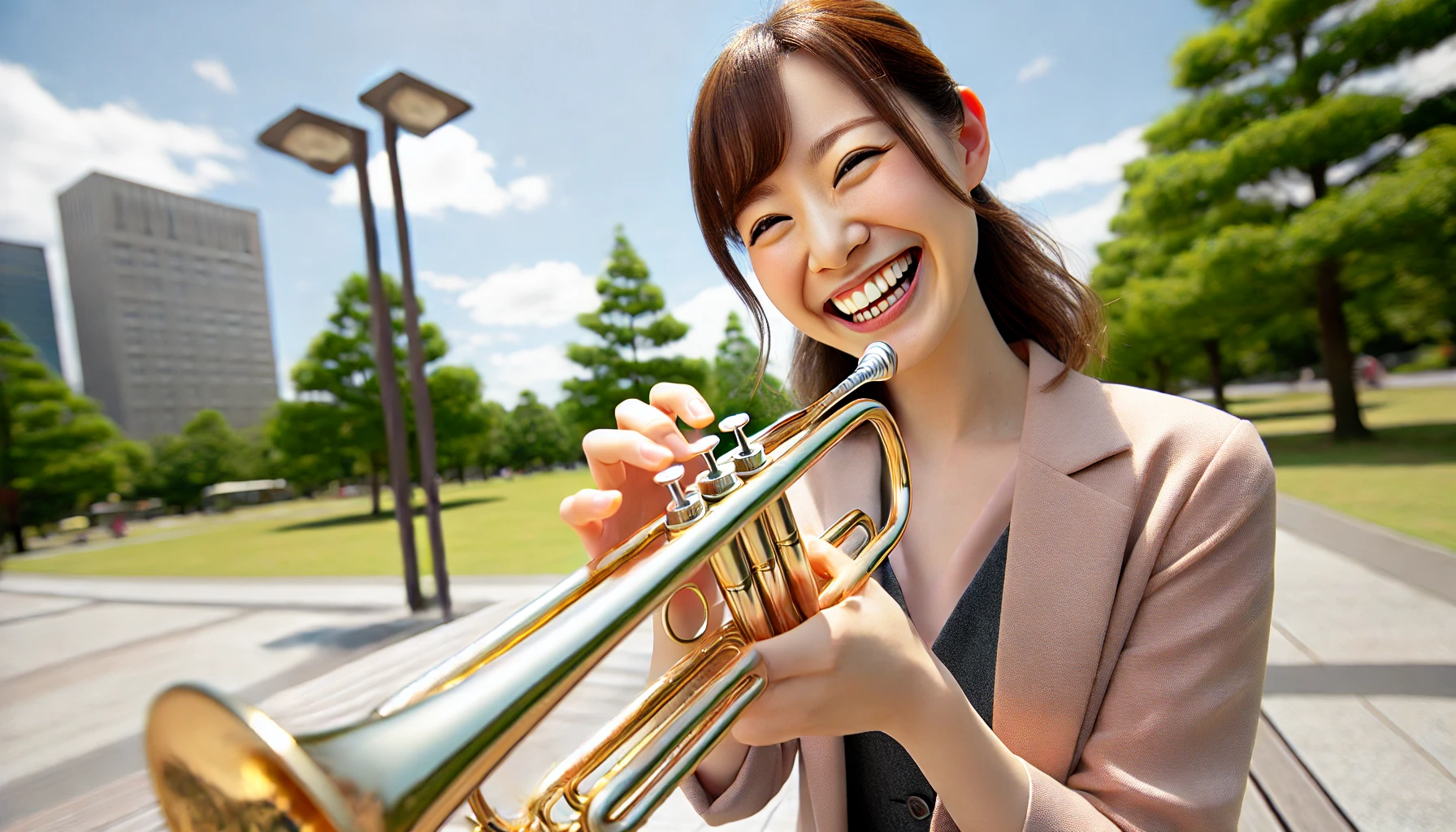 トランペット女子のイメージ