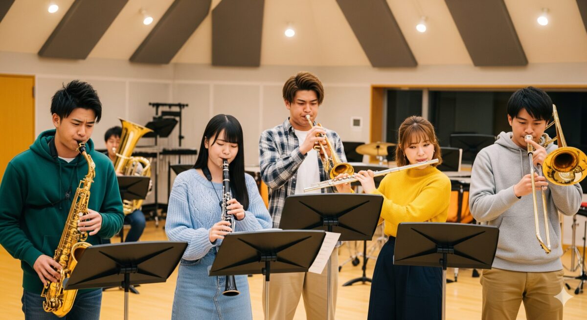 大学の吹奏楽はきついのかを紹介する記事のイメージ写真