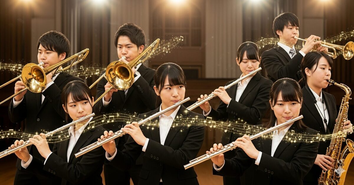 吹奏楽が強い大学の特徴と注目校を紹介する記事のイメージ写真