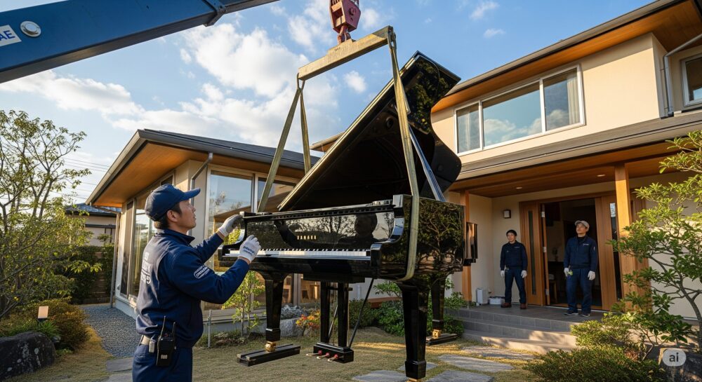 グランドピアノの移動を室内で自分で行う場合と業者依頼の比較