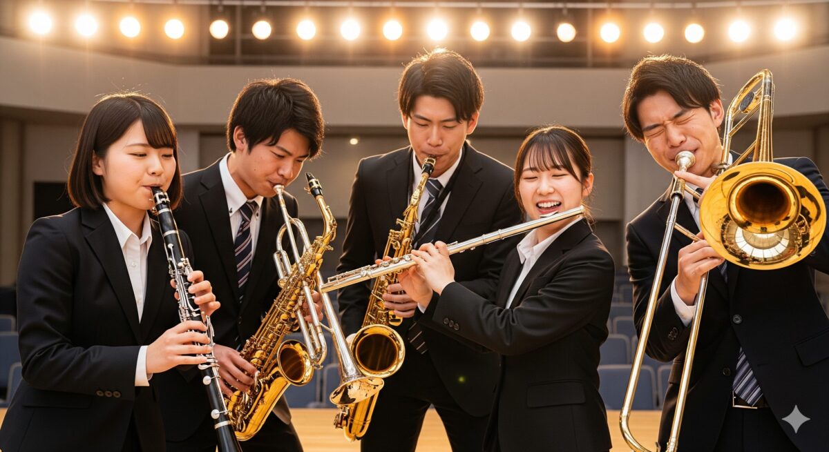吹奏楽が強い大学の知っておきたい情報を紹介する記事のイメージ写真
