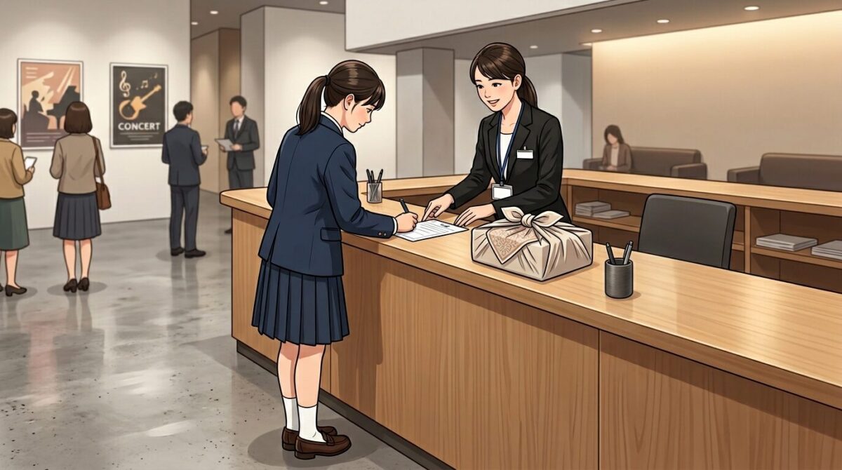 差し入れ受付マナーのイメージ画像