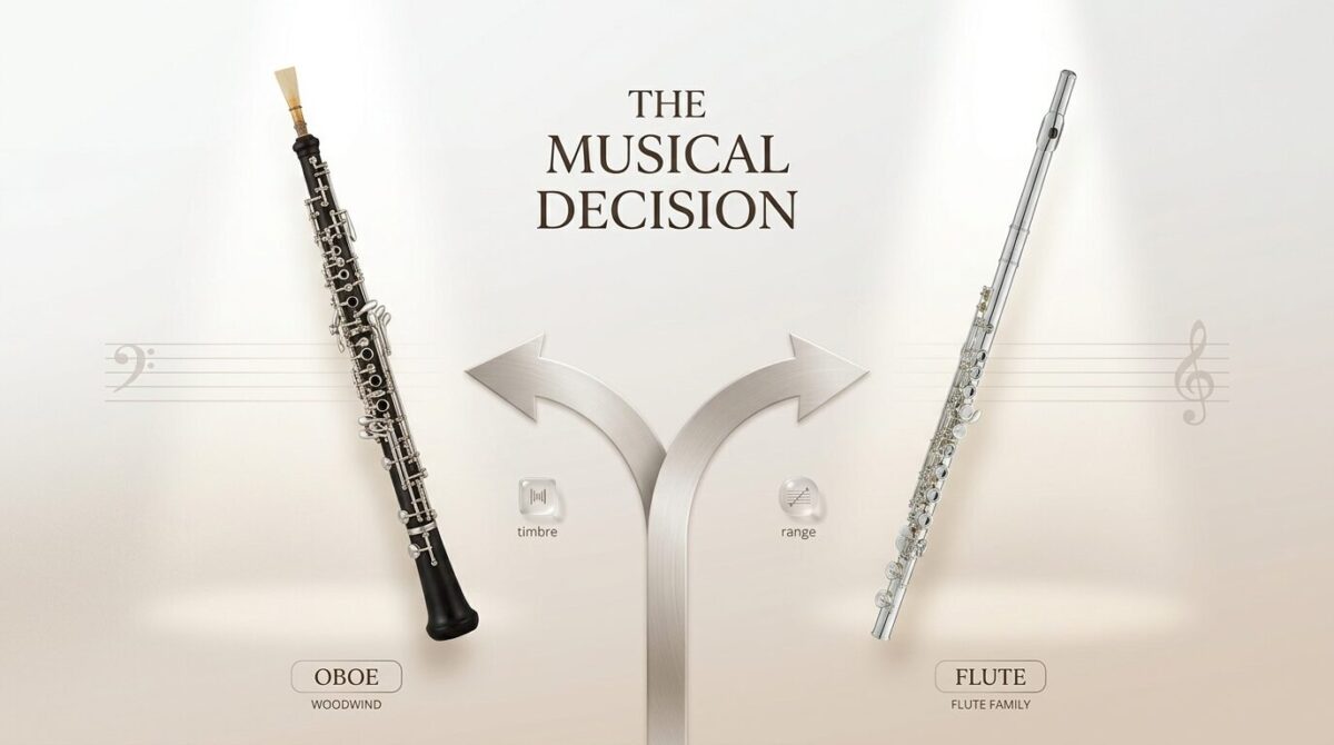 オーボエとフルートの選び方のイメージ画像