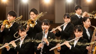 吹奏楽の強い大学の実績や注目校を紹介する記事のイメージ写真