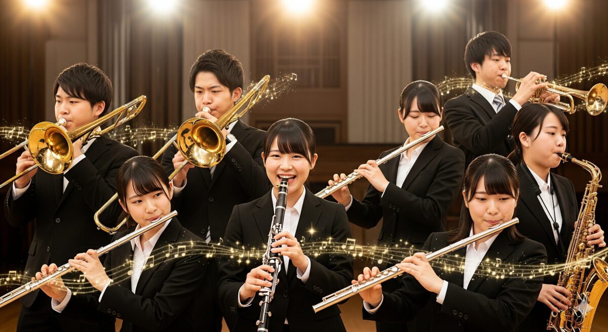 吹奏楽の強い大学の実績や注目校を紹介する記事のイメージ写真